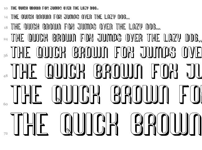Quimbie font waterfall